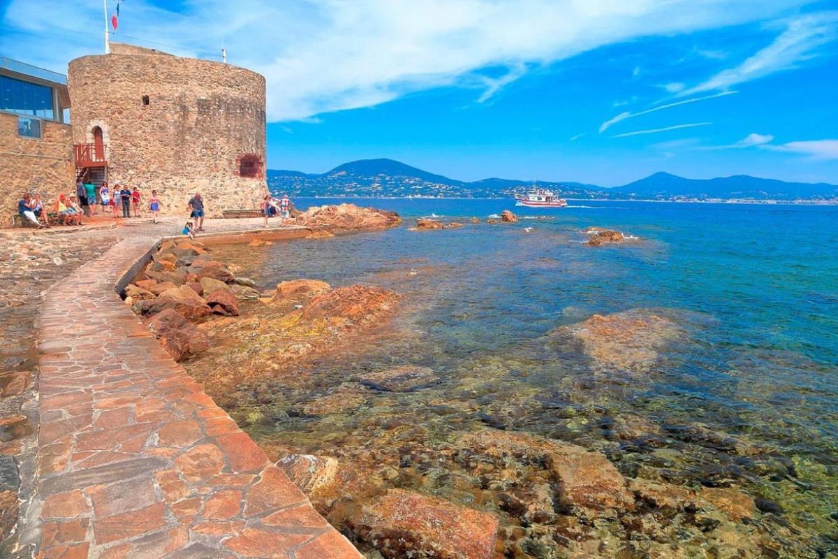 Un Nid A Saint Tropez Lägenhet Exteriör bild