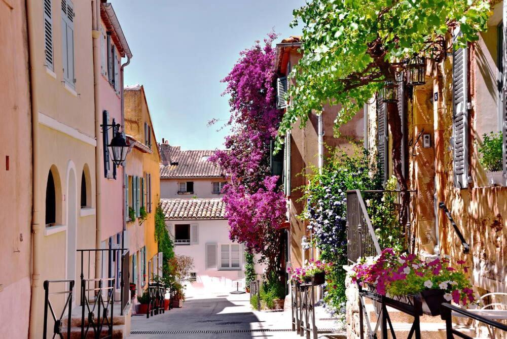 Un Nid A Saint Tropez Lägenhet Exteriör bild